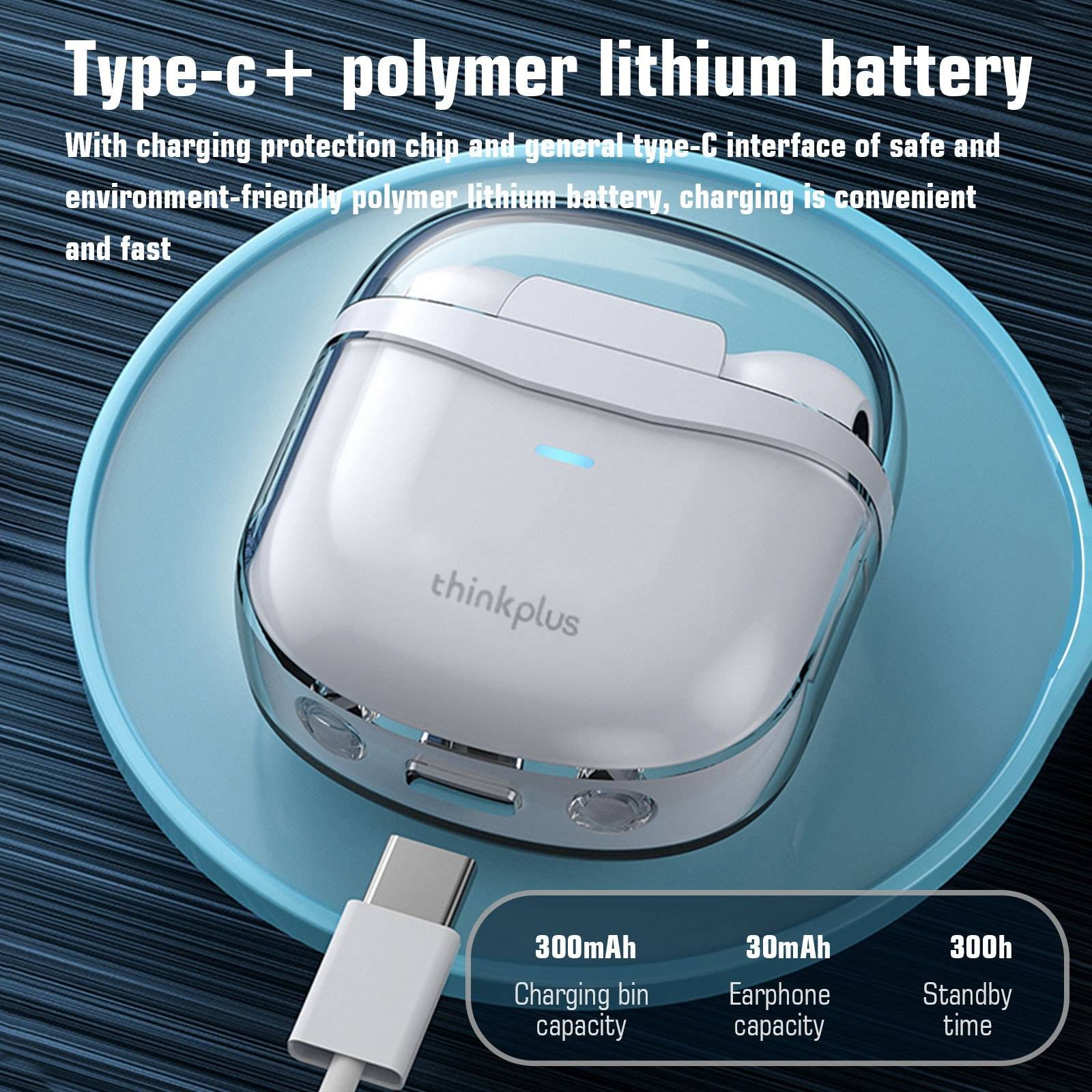 LENOVO Thinkplus XT96 TWS Bluetooth Headset Wireless Earbuds Waterproof Portable Headphone for Mobile Phone Laptops LENOVO Thinkplus XT96 TWS Bluetooth Headset Wireless Earbuds Waterproof Portable Headphone for Mobile Phone Laptops